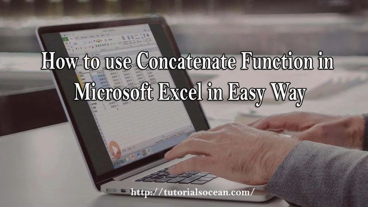 concatenate excel for mac